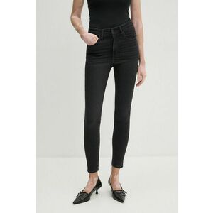 Levi's jeansi 720 HIRISE SUPER SKINNY femei, culoarea negru imagine