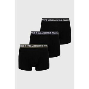 Karl Lagerfeld boxeri 3-pack barbati, culoarea negru imagine