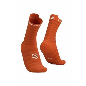 Compressport sosete Pro Racing Socks v4.0 Ultralight Run High - White/Alloy XU00050B imagine