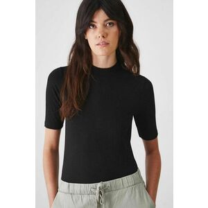 Medicine tricou femei, culoarea negru, cu turtleneck imagine