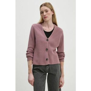 Marc O'Polo cardigan din bumbac culoarea violet, călduros, 408605961069 imagine