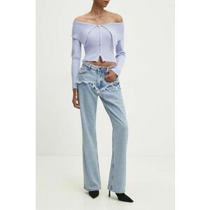 Answear Lab jeansi femei high waist imagine