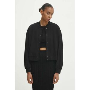 Answear Lab bluza femei, culoarea negru, neted imagine