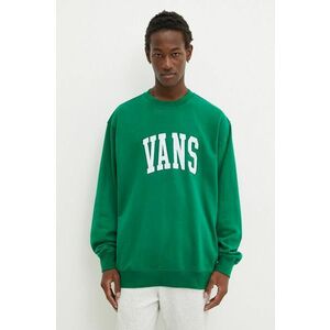 Vans bluza barbati, culoarea verde, cu imprimeu, VN000HP7J5F1 imagine