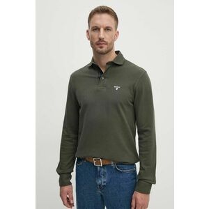 Barbour longsleeve din bumbac culoarea verde, neted, MML1333 imagine