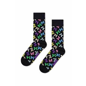 Happy Socks sosete Bow Sock culoarea negru, P001531 imagine