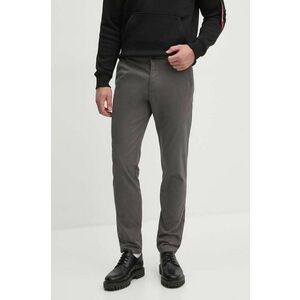 Sisley pantaloni barbati, culoarea gri, mulata, 4DM6SF02Y imagine