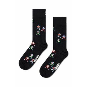 Happy Socks sosete Runners Sock culoarea negru, P001512 imagine