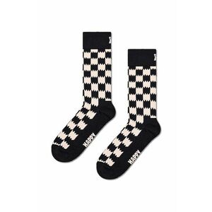 Happy Socks sosete Dizzy Check Sock culoarea negru, P001557 imagine