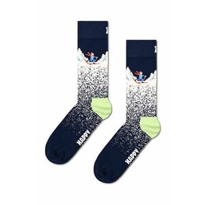 Happy Socks sosete Snowy Night Sock culoarea albastru marin, P001510 imagine