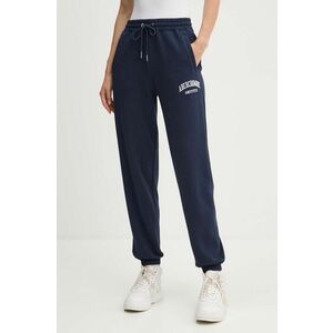 Abercrombie & Fitch pantaloni de trening culoarea albastru marin, cu imprimeu, KI147-4360 imagine