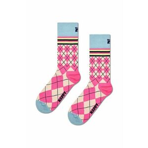 Happy Socks sosete Mixed Argyle Sock culoarea roz, P001872 imagine