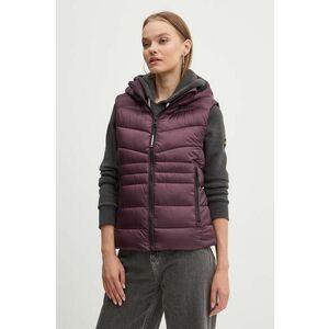 Superdry vesta femei, culoarea violet, de tranzitie, W5011715A-C4J imagine