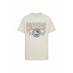 Converse tricou de bumbac pentru copii culoarea bej, cu imprimeu, 9CG191 imagine