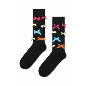 Happy Socks sosete Bowmania femei, culoarea negru, P001881 imagine