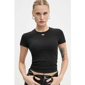 Diesel tricou T-ELE-LONG-D femei, culoarea negru, A14961.0EJAI imagine