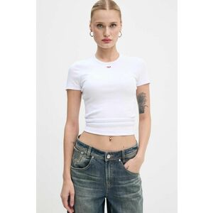 Diesel tricou T-ELE-LONG-D femei, culoarea alb, A14961.0EJAI imagine