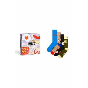 Happy Socks sosete 4-Pack Breakfast Gift Set P001725 imagine