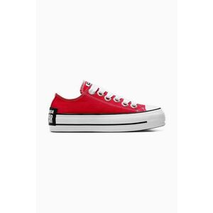 Converse tenisi Chuck Taylor All Star Lift femei, culoarea rosu, A10425C imagine