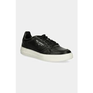 Karl Lagerfeld sneakers din piele T/KAP culoarea negru, KL51422 imagine