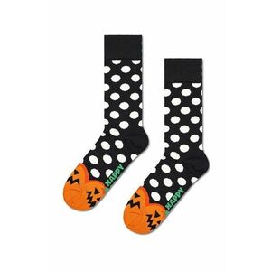 Happy Socks sosete Halloween Pumpkin Sock culoarea negru, HAL01-9150 imagine