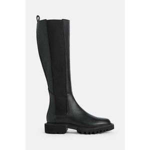 AllSaints cizme Maeve Boot femei, culoarea negru, cu toc plat, W098FB imagine