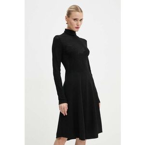 Blugirl Blumarine rochie culoarea negru, mini, evazati, RF4050.MS99E imagine