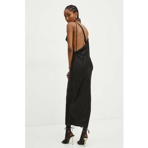 BOSS rochie culoarea negru, maxi, drept, 50532089 imagine