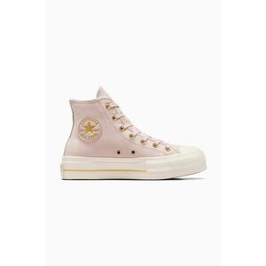 Converse tenisi Chuck Taylor All Star Lift femei, culoarea roz, A10431C imagine