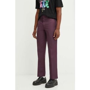 Dickies pantaloni 874 barbati, culoarea violet, drept imagine