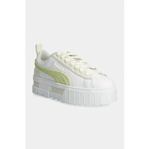 Puma sneakers din piele Mayze Mix Wns culoarea alb imagine