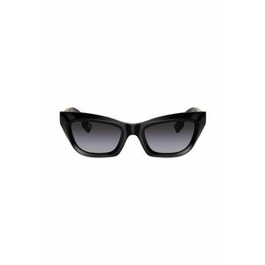 Burberry ochelari de soare femei, culoarea negru imagine