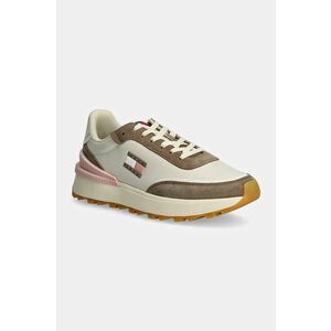 Tommy Jeans sneakers TJW TECH RUNNER ESS culoarea bej, EN0EN02511 imagine