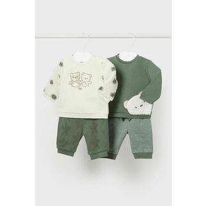 Mayoral Newborn trening bebelusi 2-pack culoarea verde, 2624 imagine