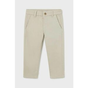 Mayoral pantaloni bebe culoarea bej, neted, 521 imagine