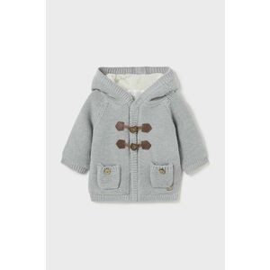 Mayoral Newborn cardigan copii culoarea gri, 2303 imagine