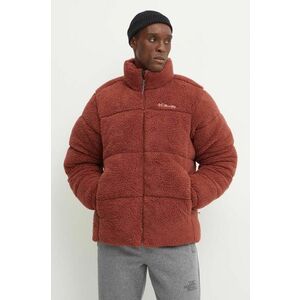 Columbia geaca Puffect Sherpa barbati, culoarea bordo, de iarna, 2086841 imagine