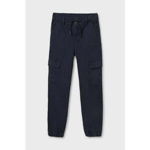 Mayoral pantaloni copii cargo broken culoarea albastru marin, neted, 7541 imagine