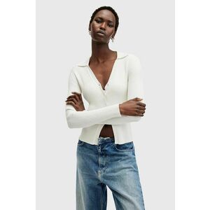 AllSaints cardigan CRUZ femei, culoarea alb, W105KB imagine