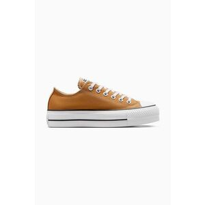 Converse tenisi Chuck Taylor All Star Lift femei, culoarea verde, A11540C imagine