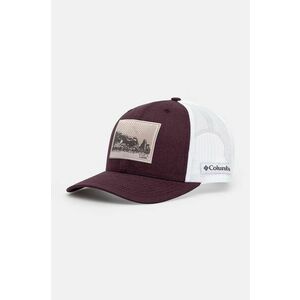 Columbia sapca Mesh Snap Back culoarea bordo, cu imprimeu, 1652541 imagine