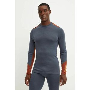 Helly Hansen longsleeve funcțional din lână LIFA MERINO culoarea albastru marin, 49364 imagine