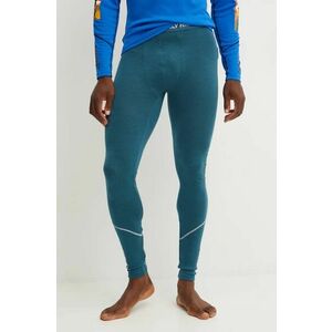 Helly Hansen jambiere funcționale LIFA MERINO culoarea turcoaz, 49366 imagine