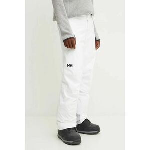 Helly Hansen pantaloni de schi Legendary culoarea alb imagine