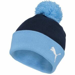 Puma MANCHESTER CITY FC POM POM BEANIE Căciulă de iarnă, albastru deschis, mărime imagine