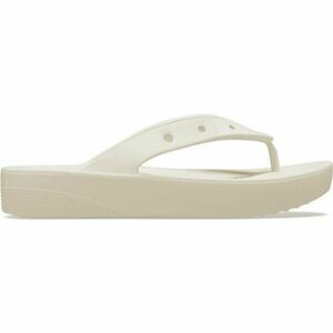 Crocs CLASSIC CROCS FLIP Șlapi de damă, bej, mărime 38/39 imagine