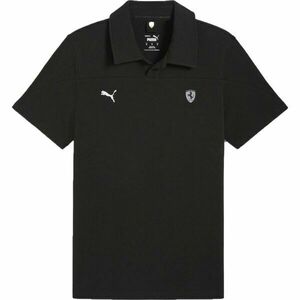 Puma FERRARI STYLE POLO Tricou polo bărbați, negru, mărime imagine