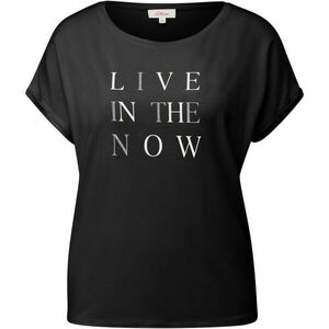 s.Oliver RL T-SHIRT Tricou pentru damă, negru, mărime imagine