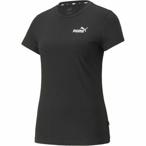 Puma ESS+EMBROIDERY TEE Tricou pentru femei, negru, mărime imagine