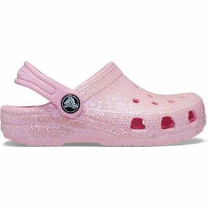 Crocs CLASSIC GLITTER CLOG T Saboți pentru copii, roz, mărime 23/24 imagine